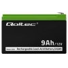 Qoltec Akumulator żelowy | 12V | 9Ah | max.90A | AGM
